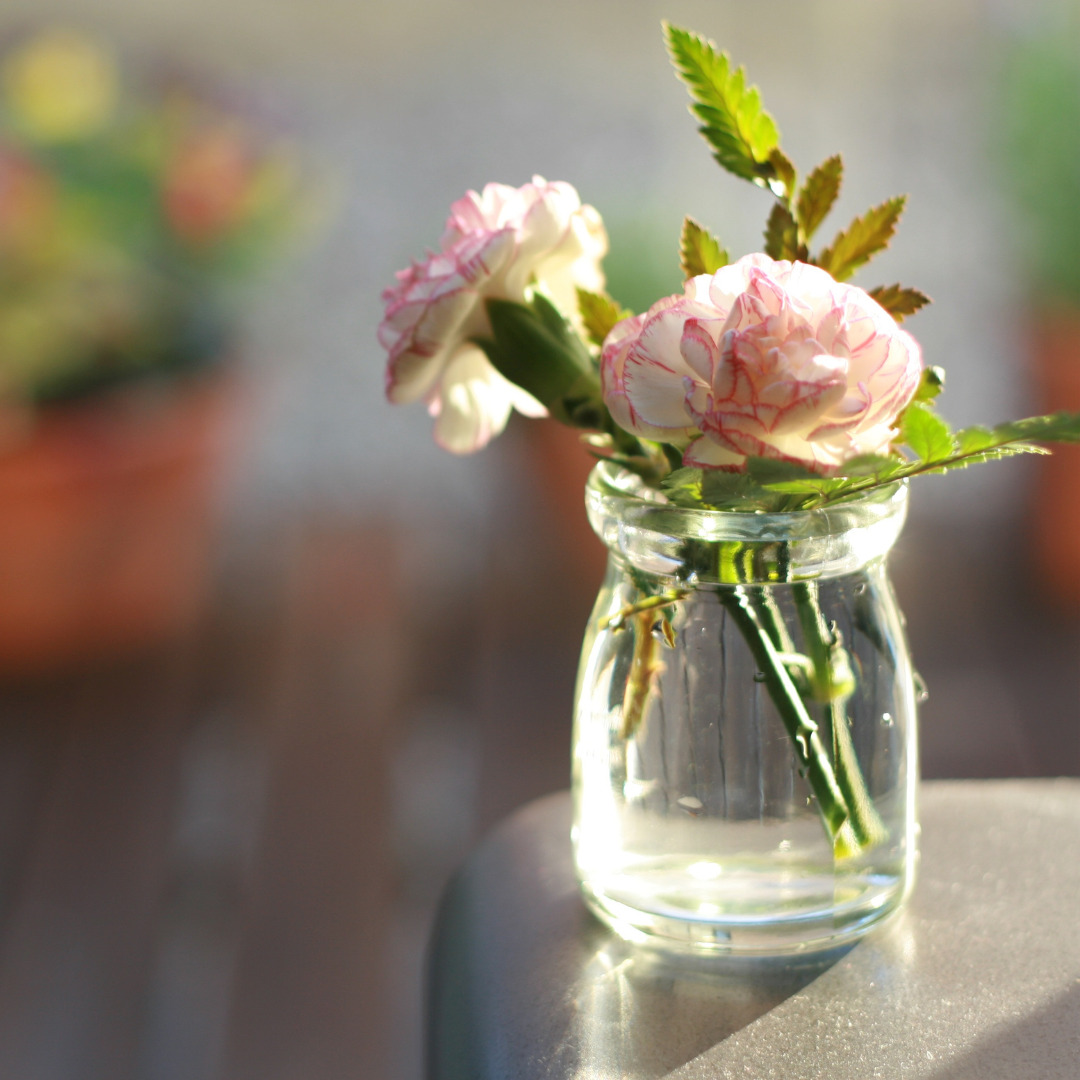 お花を飾っています